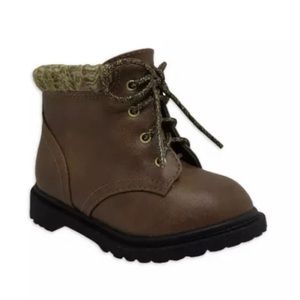 Wonder Nation Infant Girls Sweater Lined Combat Boot New